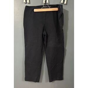 Lafayette 148 Woman's Lexington Black Dress‎ Pants Workwear Size 14